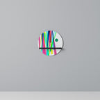 WHIMSY NEON Estante Redondo Decorativo en Acabado Negro