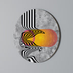 WHIMSICAL WAVES Decoración de Pared Redonda