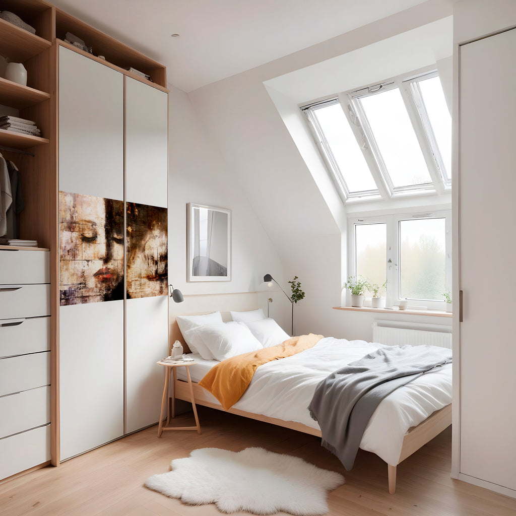 SERENIDAD CAPTURADA Póster horizontal autoadhesivo