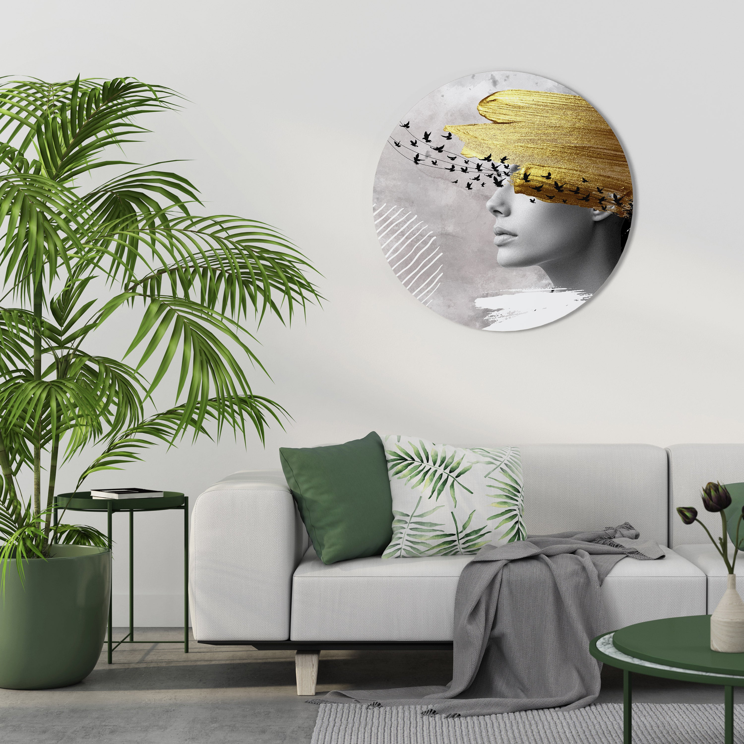 TREASURE THOUGHTS Round Wall Art