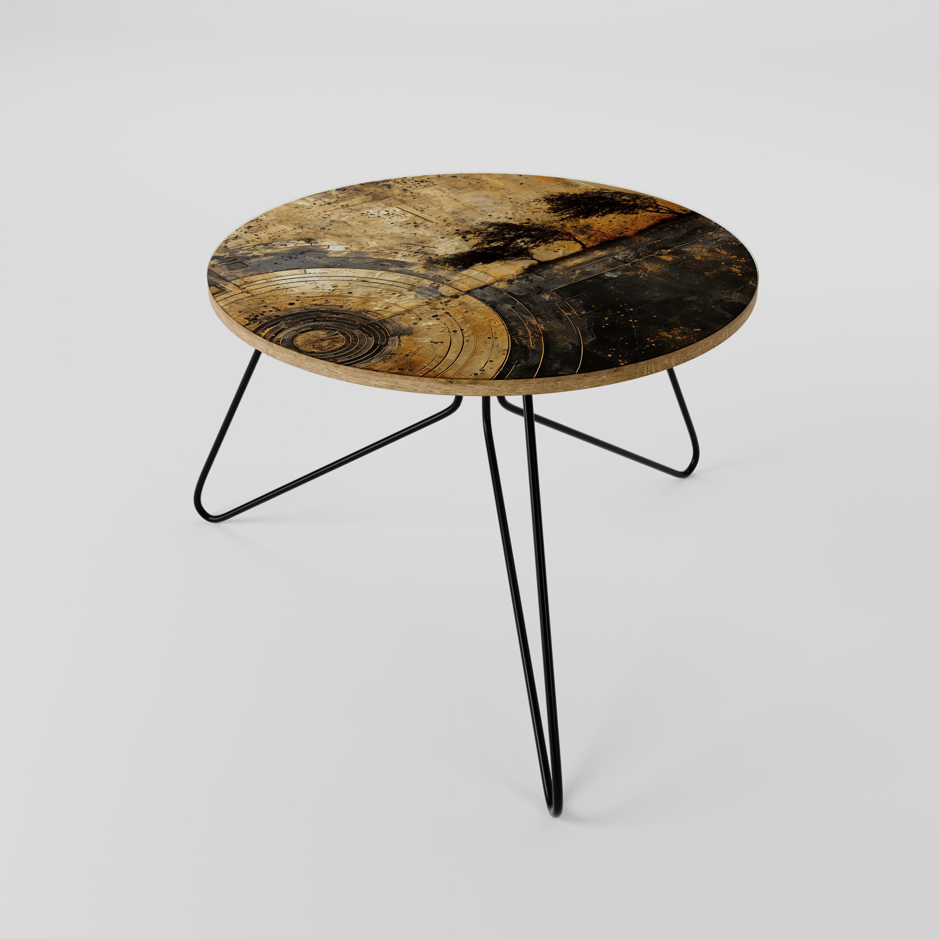 COPPERY EARTHQUAKE Coffee Table 60