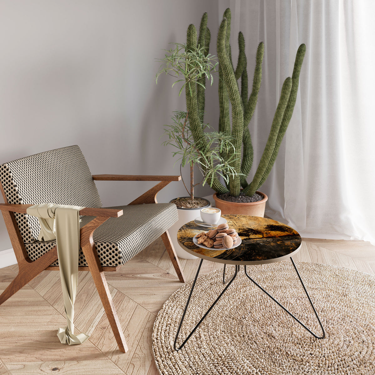 COPPERY EARTHQUAKE Coffee Table