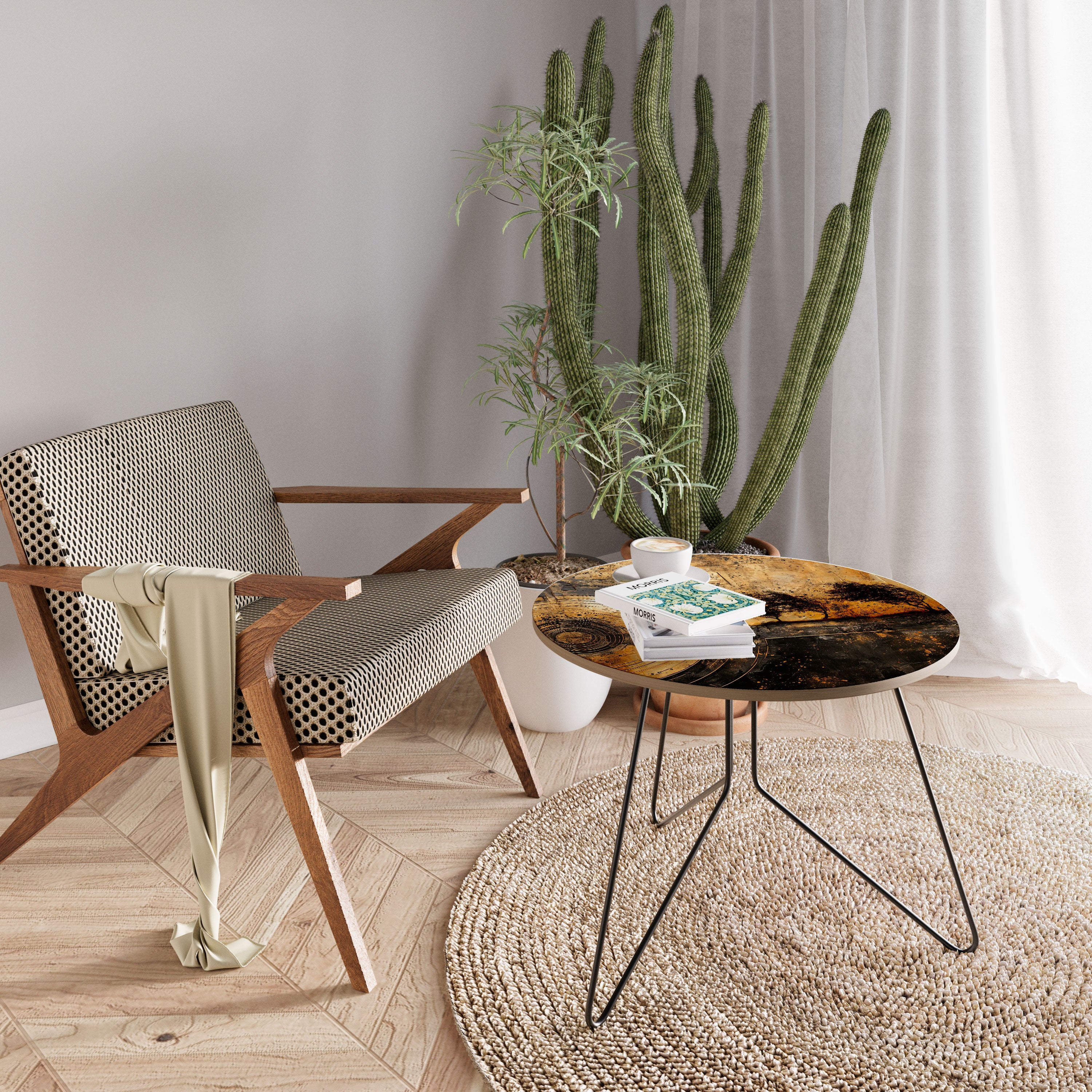 Mesa de centro Coppery Earthquake 69