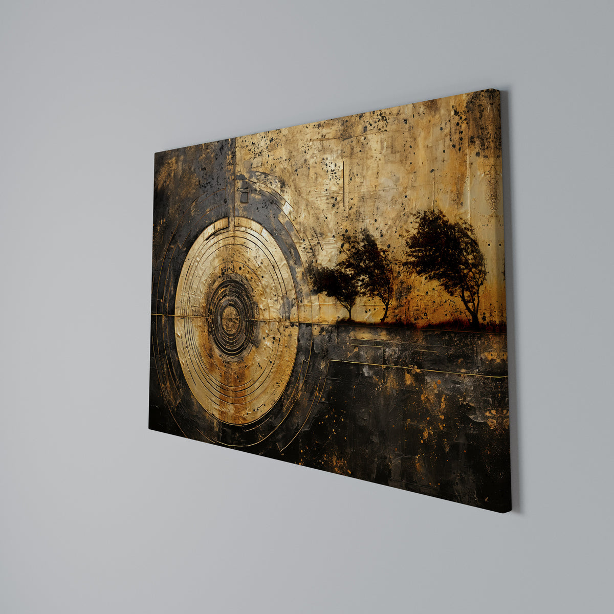 COPPERY EARTHQUAKE Cuadro en lienzo horizontal