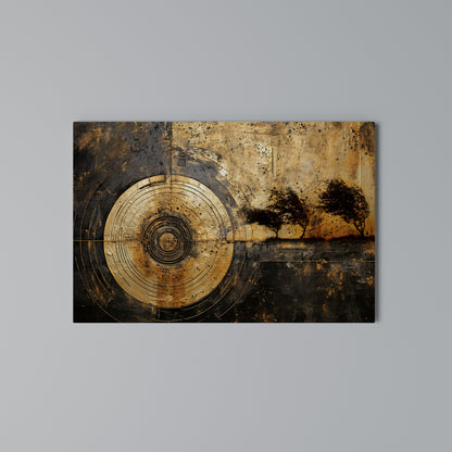 COPPERY EARTHQUAKE Cuadro en lienzo horizontal