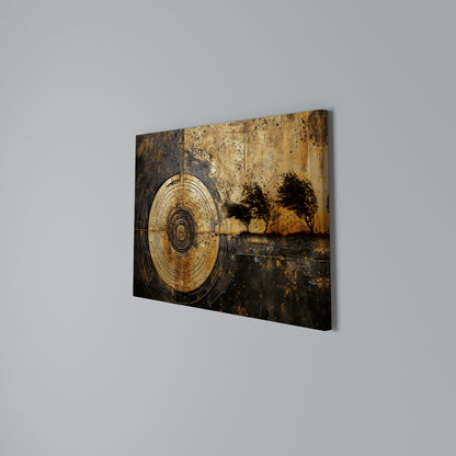 COPPERY EARTHQUAKE Cuadro en lienzo horizontal