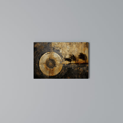 COPPERY EARTHQUAKE Cuadro en lienzo horizontal