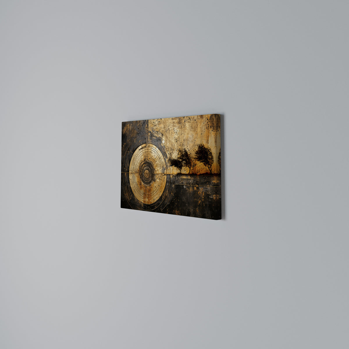 COPPERY EARTHQUAKE Cuadro en lienzo horizontal