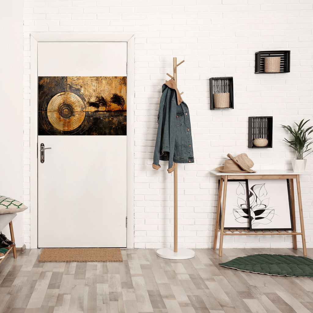 TERREMOTO COBRIZO Póster horizontal autoadhesivo