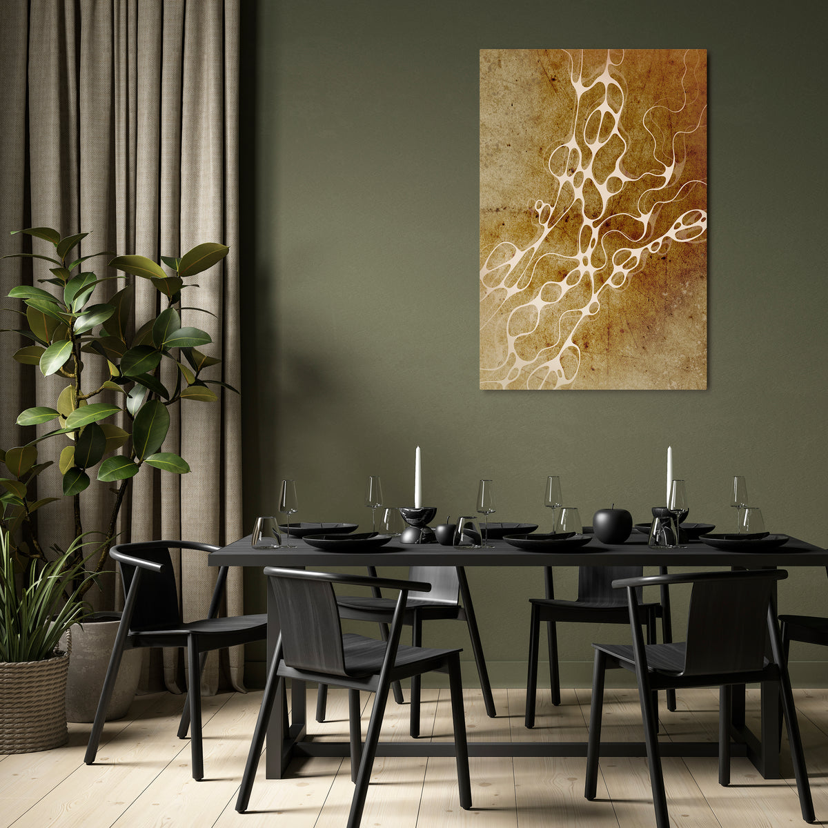 ARCANE ARRAY Vertical Canvas Print