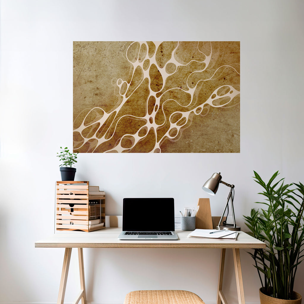 ARCANE ARRAY Peel and Stick Horizontal Poster