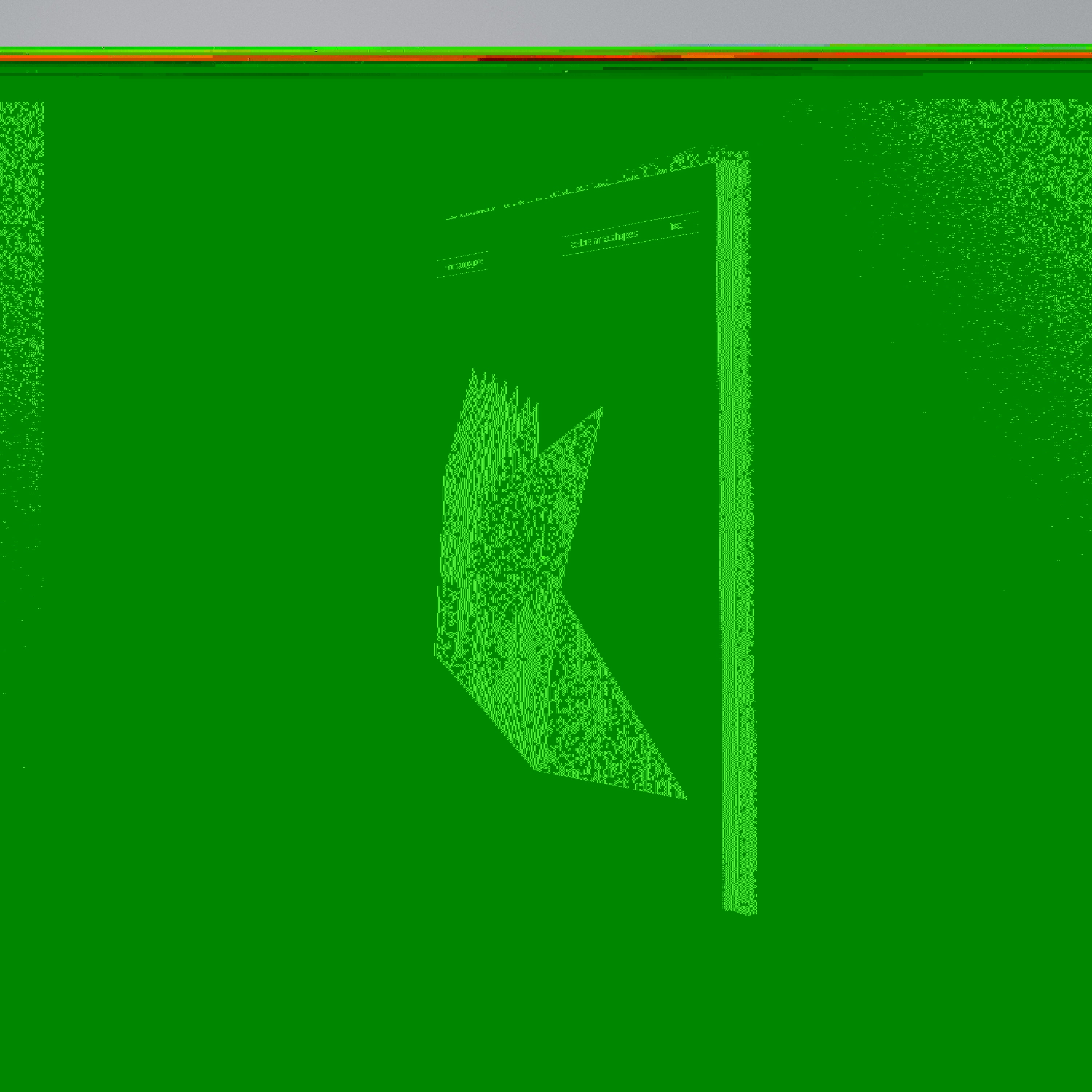 HOT POLYGON Cuadro en lienzo vertical