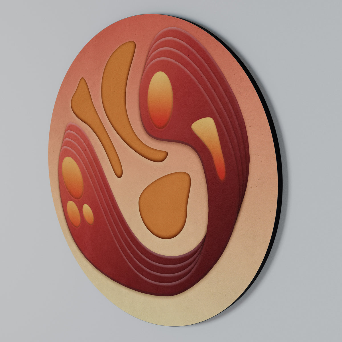 IMMERSION STRUCTURE Arte de pared redondo
