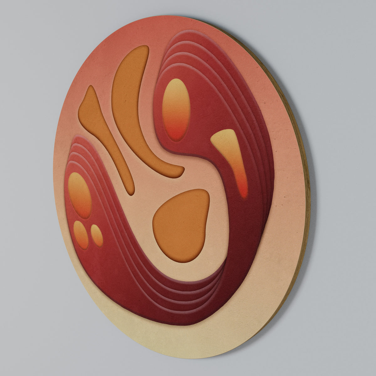 IMMERSION STRUCTURE Arte de pared redondo