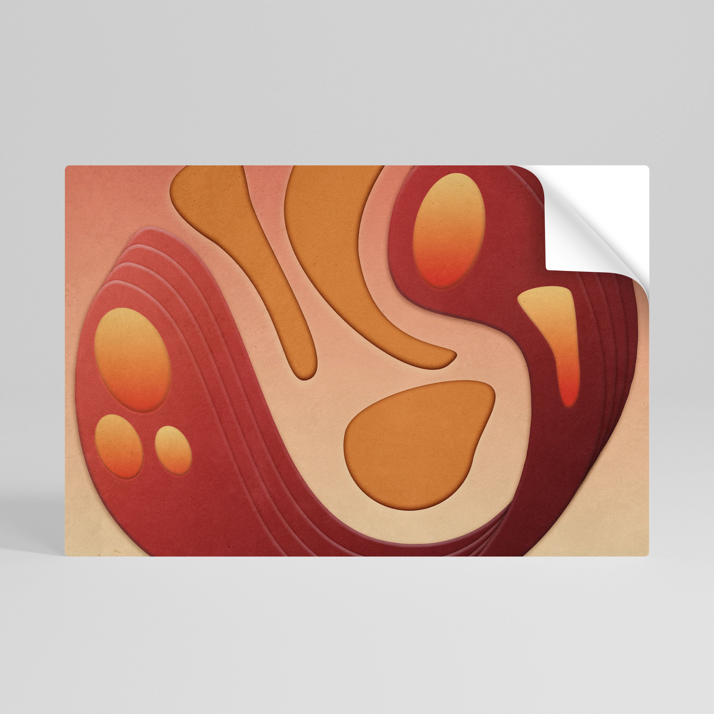 IMMERSION STRUCTURE Peel and Stick Horizontal Poster