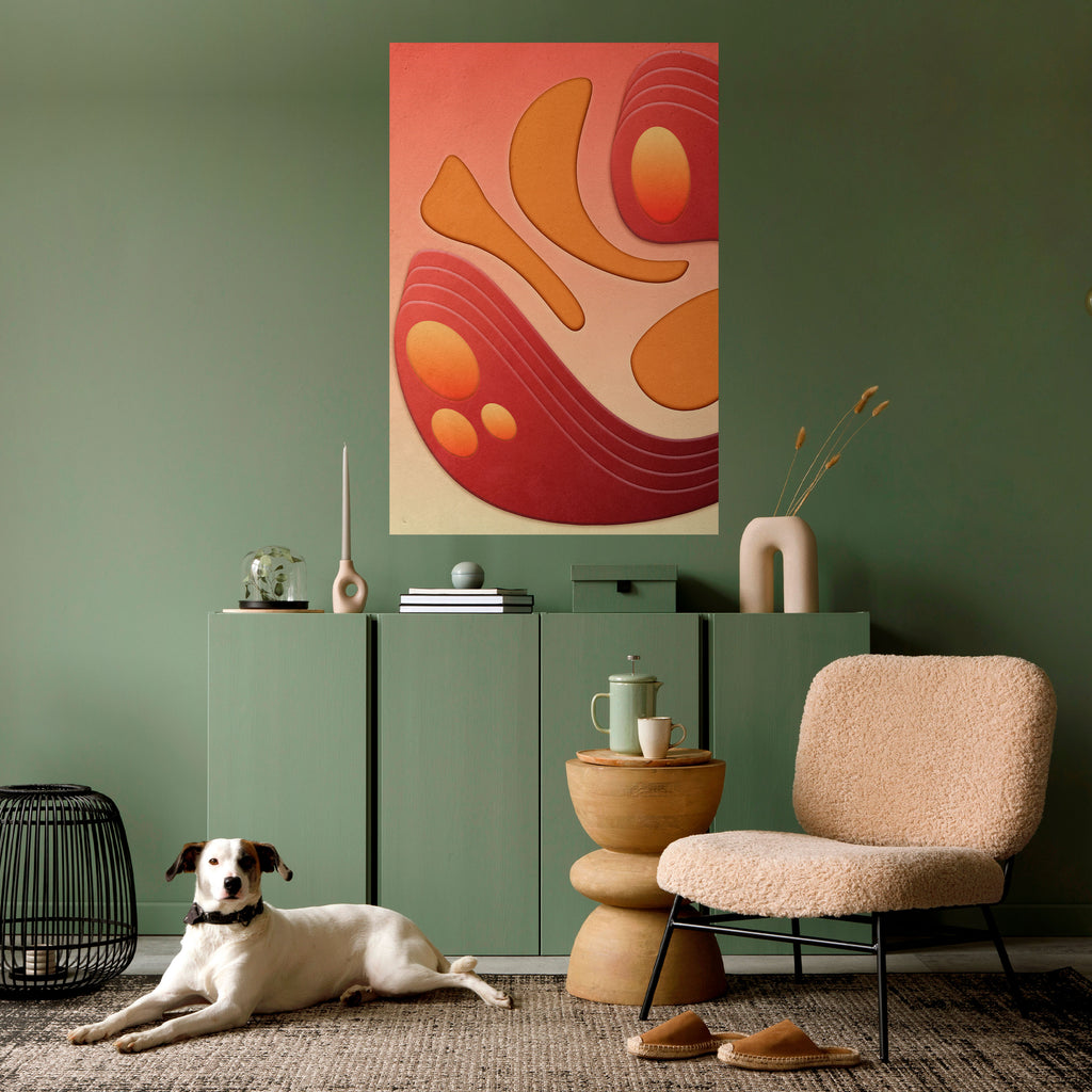 IMMERSION STRUCTURE Peel and Stick Vertical Poster