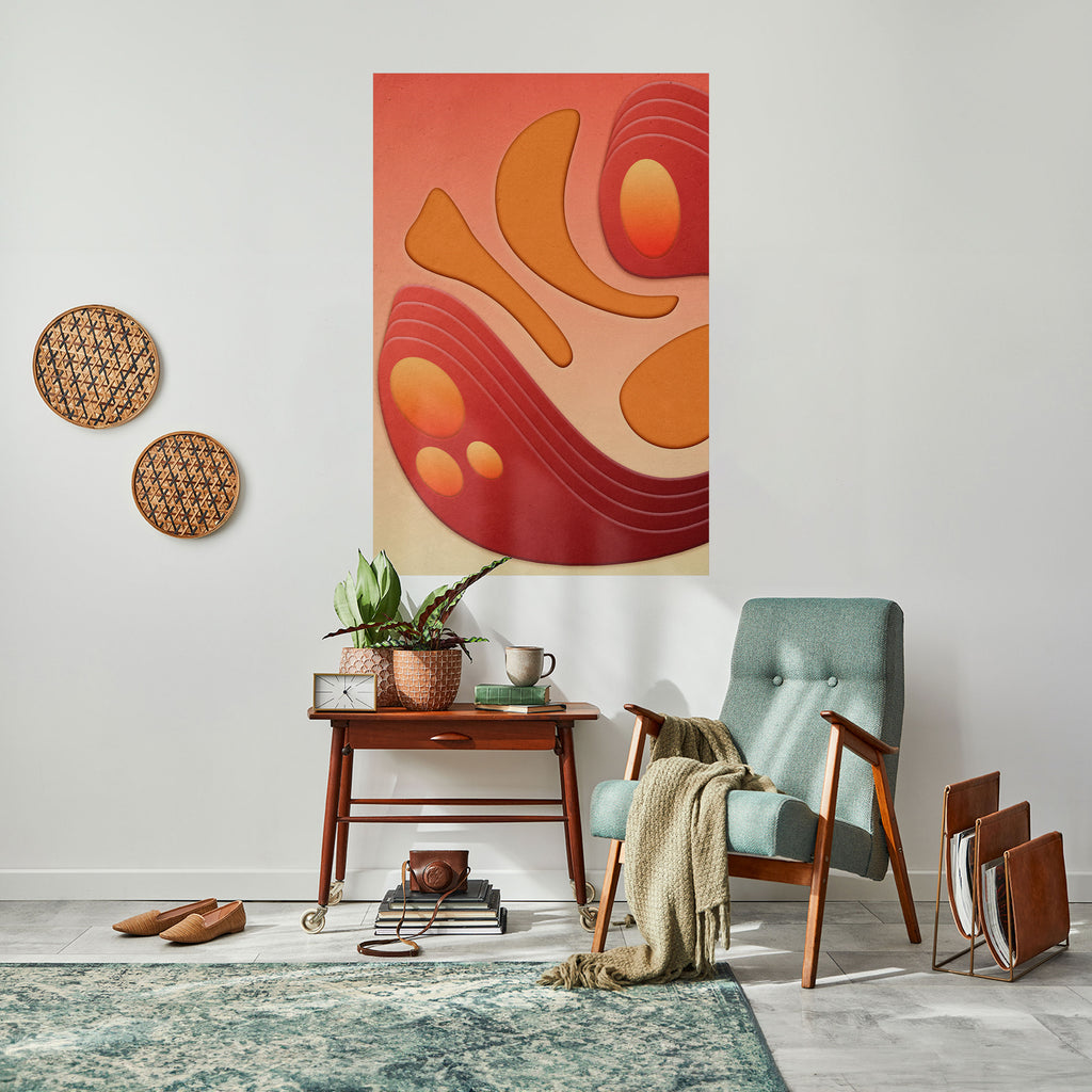 IMMERSION STRUCTURE Peel and Stick Vertical Poster