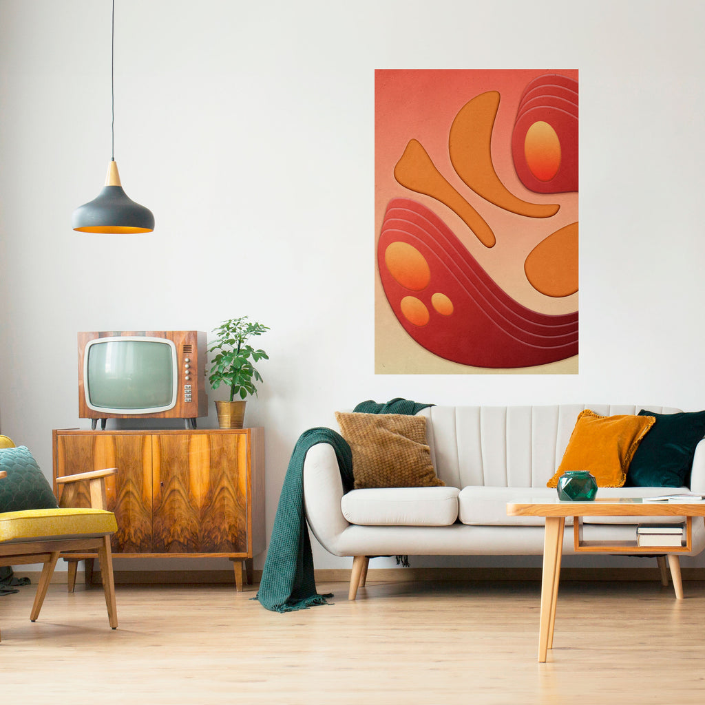 IMMERSION STRUCTURE Peel and Stick Vertical Poster