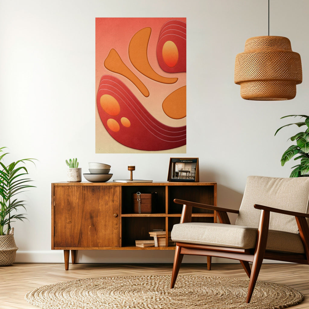 IMMERSION STRUCTURE Peel and Stick Vertical Poster