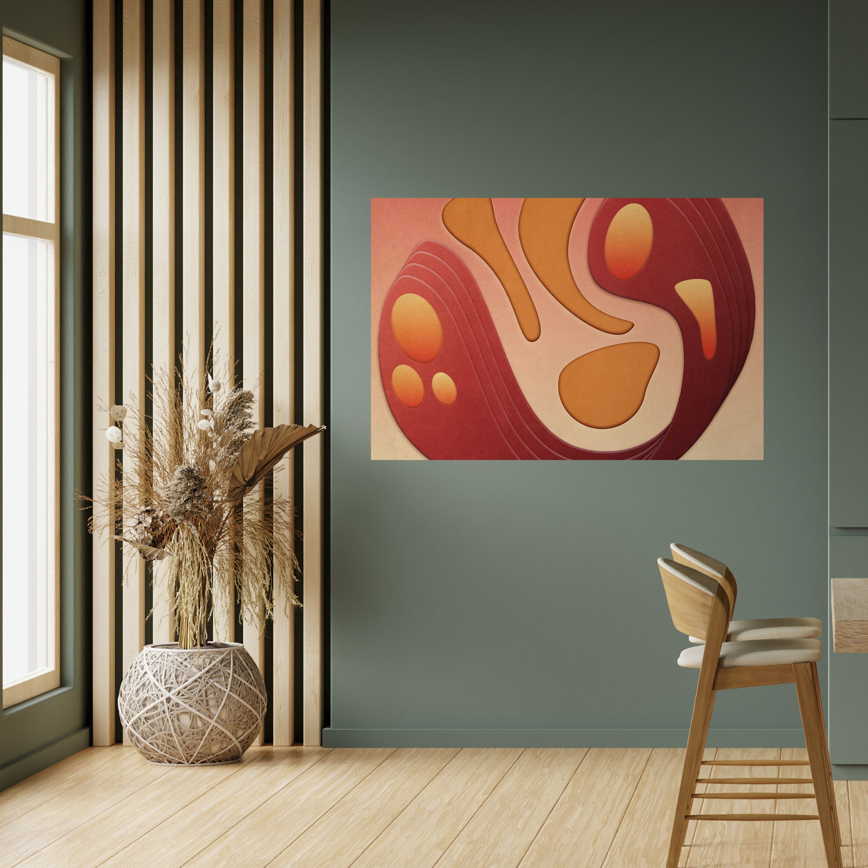 ESTRUCTURA DE INMERSIÓN Póster horizontal autoadhesivo