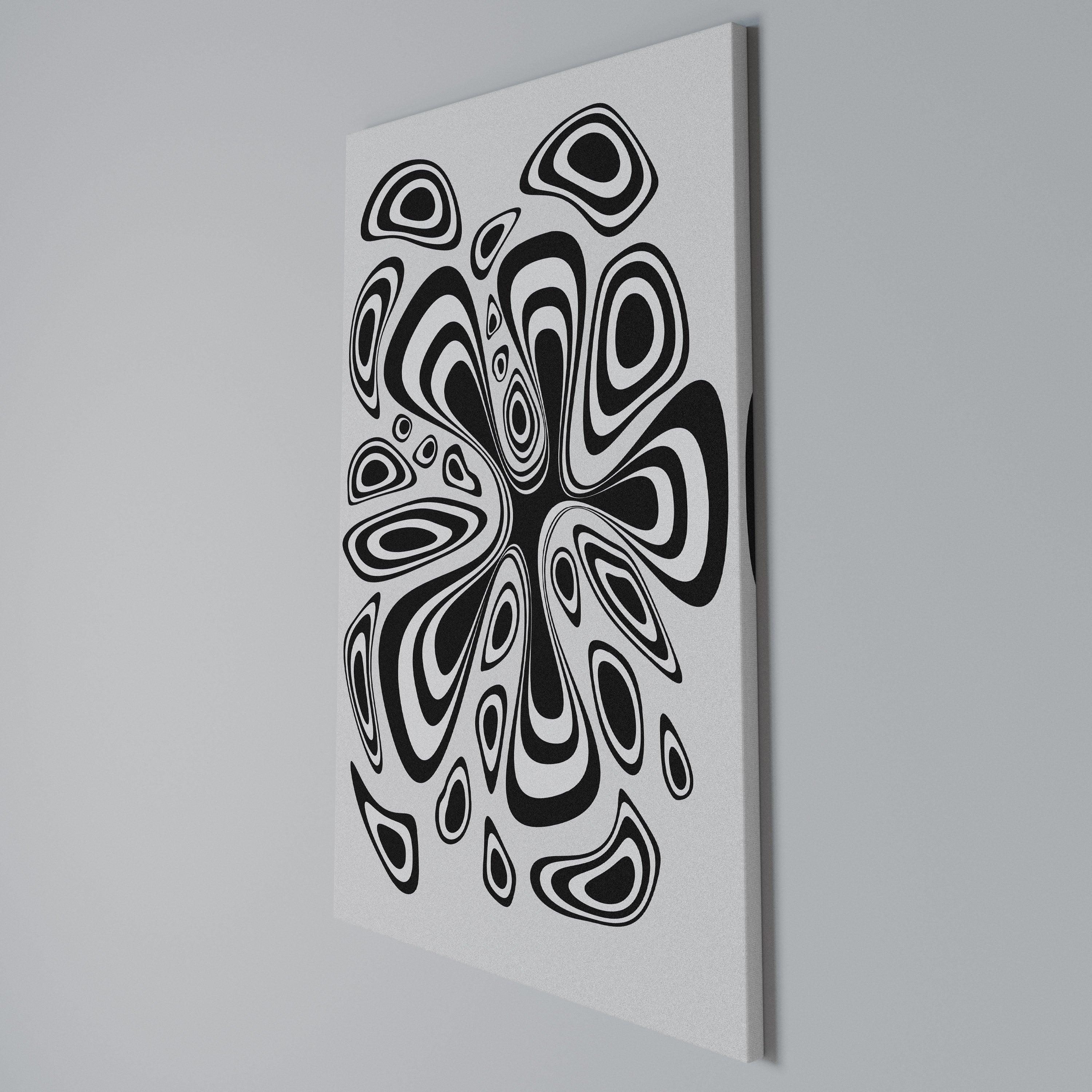 HIPNOTIZING BLOT Vertical Canvas Print