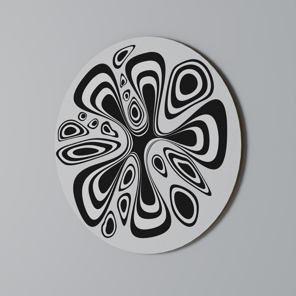 HIPNOTIZING BLOT Round Wall Art