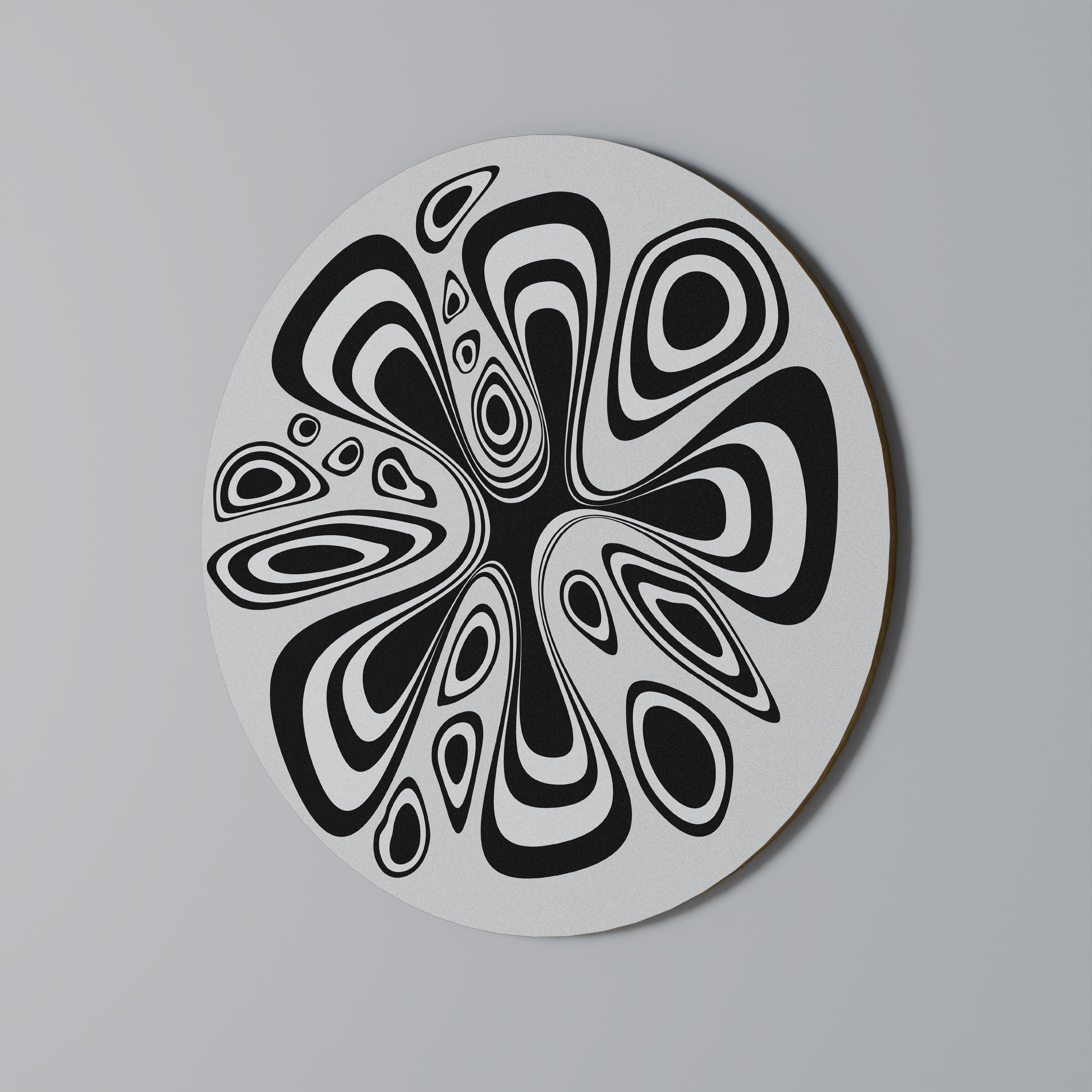 HIPNOTIZING BLOT Round Wall Art