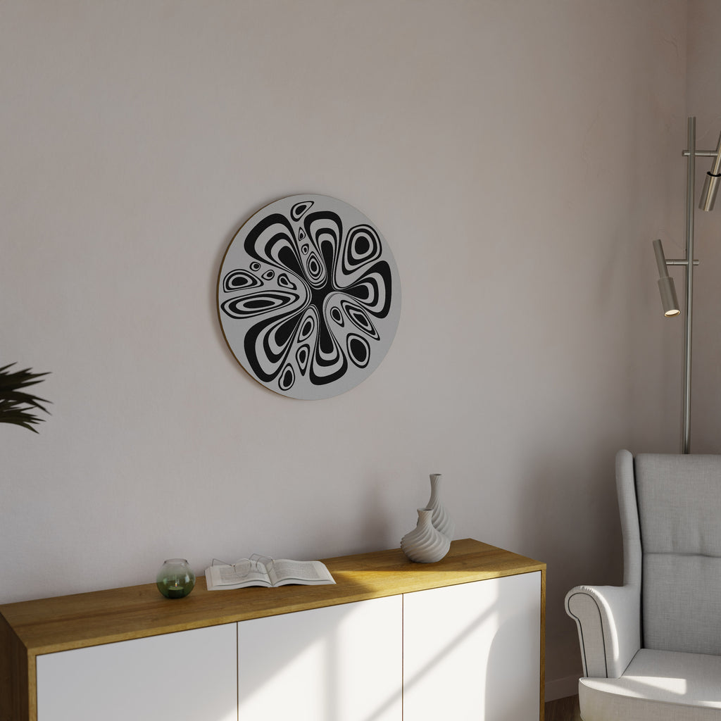 HIPNOTIZING BLOT Round Wall Art