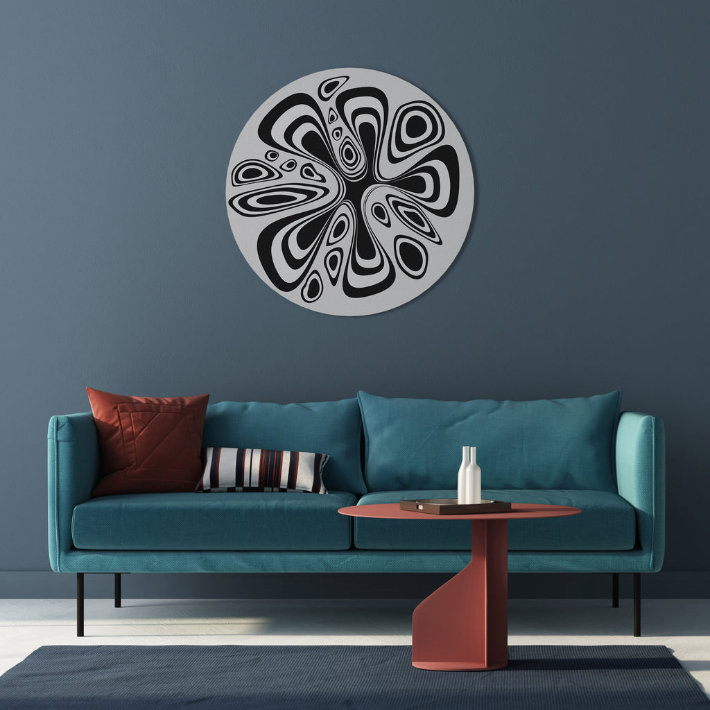 HIPNOTIZING BLOT Round Wall Art