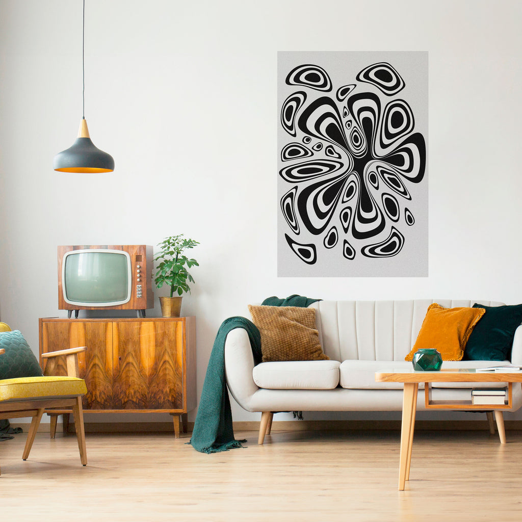 HIPNOTIZING BLOT Peel and Stick Vertical Poster