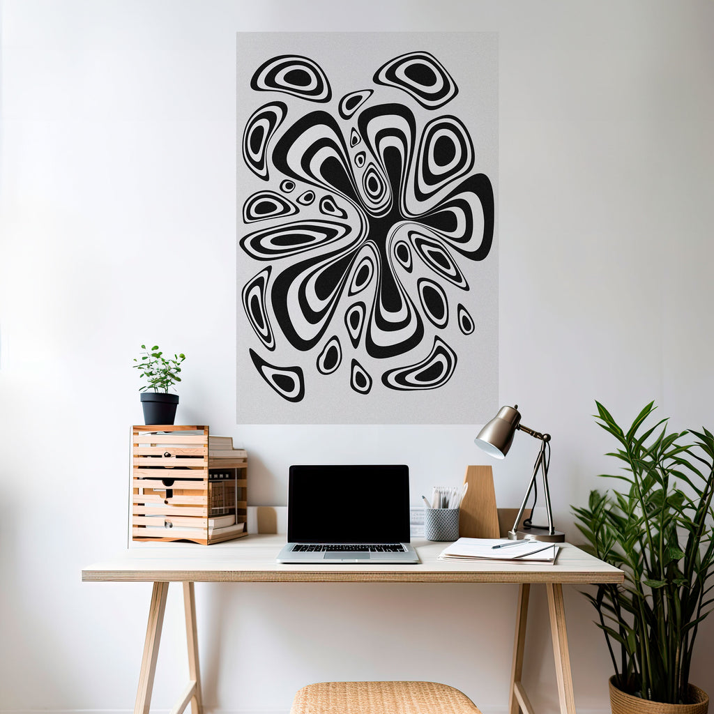 HIPNOTIZING BLOT Peel and Stick Vertical Poster