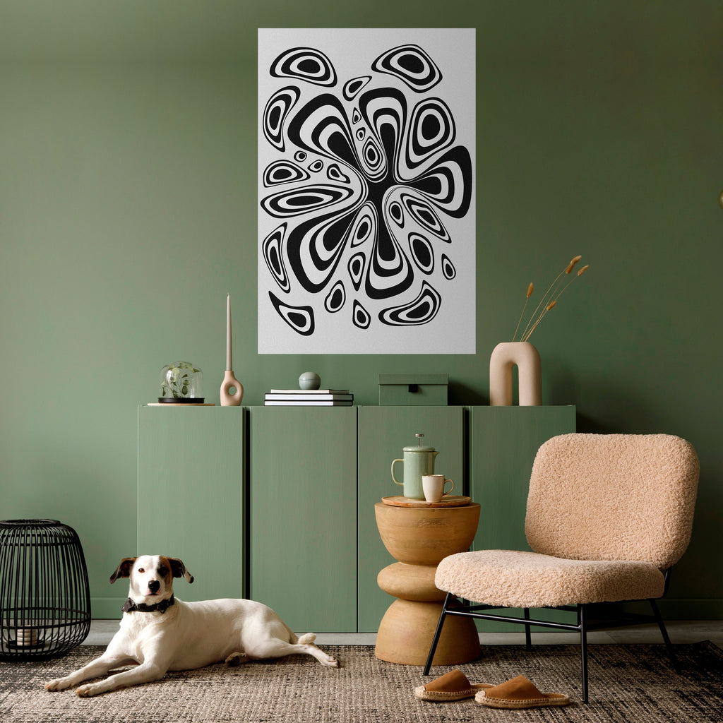 HIPNOTIZING BLOT Peel and Stick Vertical Poster