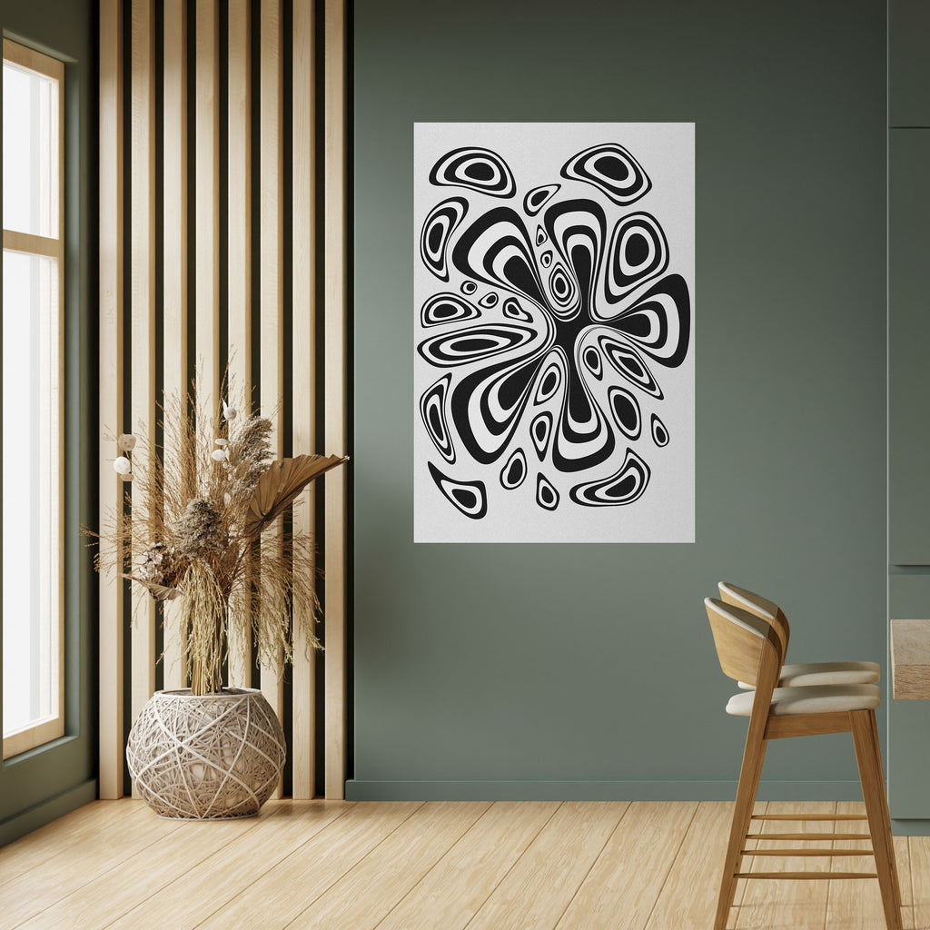 HIPNOTIZING BLOT Peel and Stick Vertical Poster