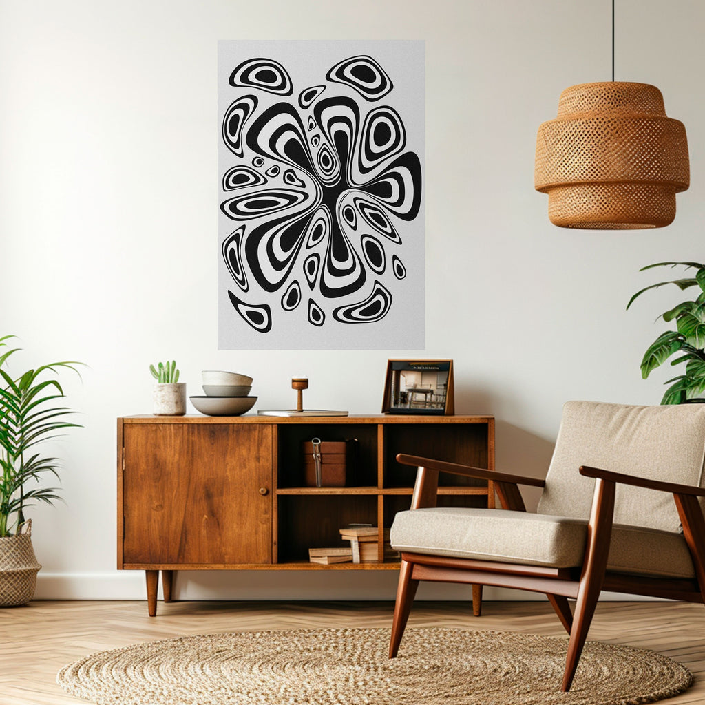 HIPNOTIZING BLOT Peel and Stick Vertical Poster