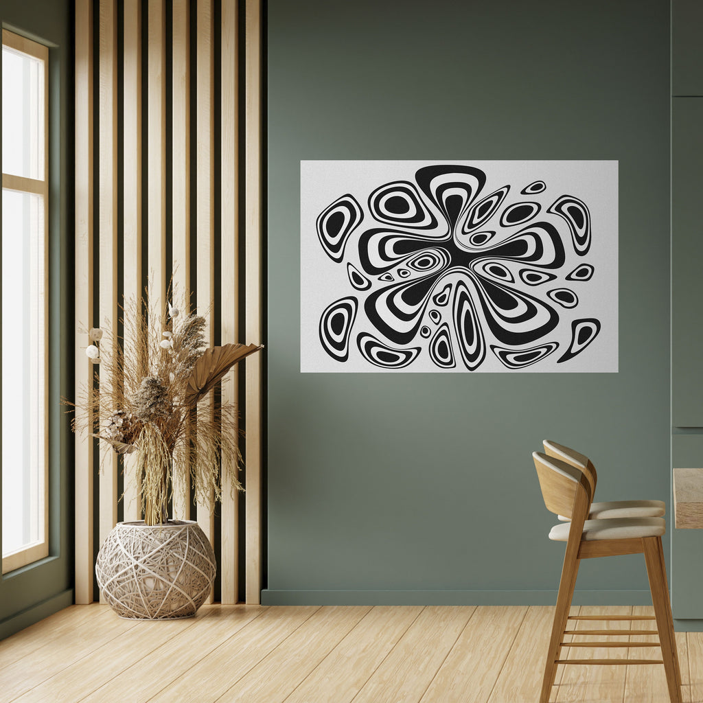 Póster horizontal autoadhesivo despegable HIPNOTIZANTE BLOT