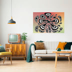 ILLUSIONARY SPLASH Póster Horizontal Adhesivo