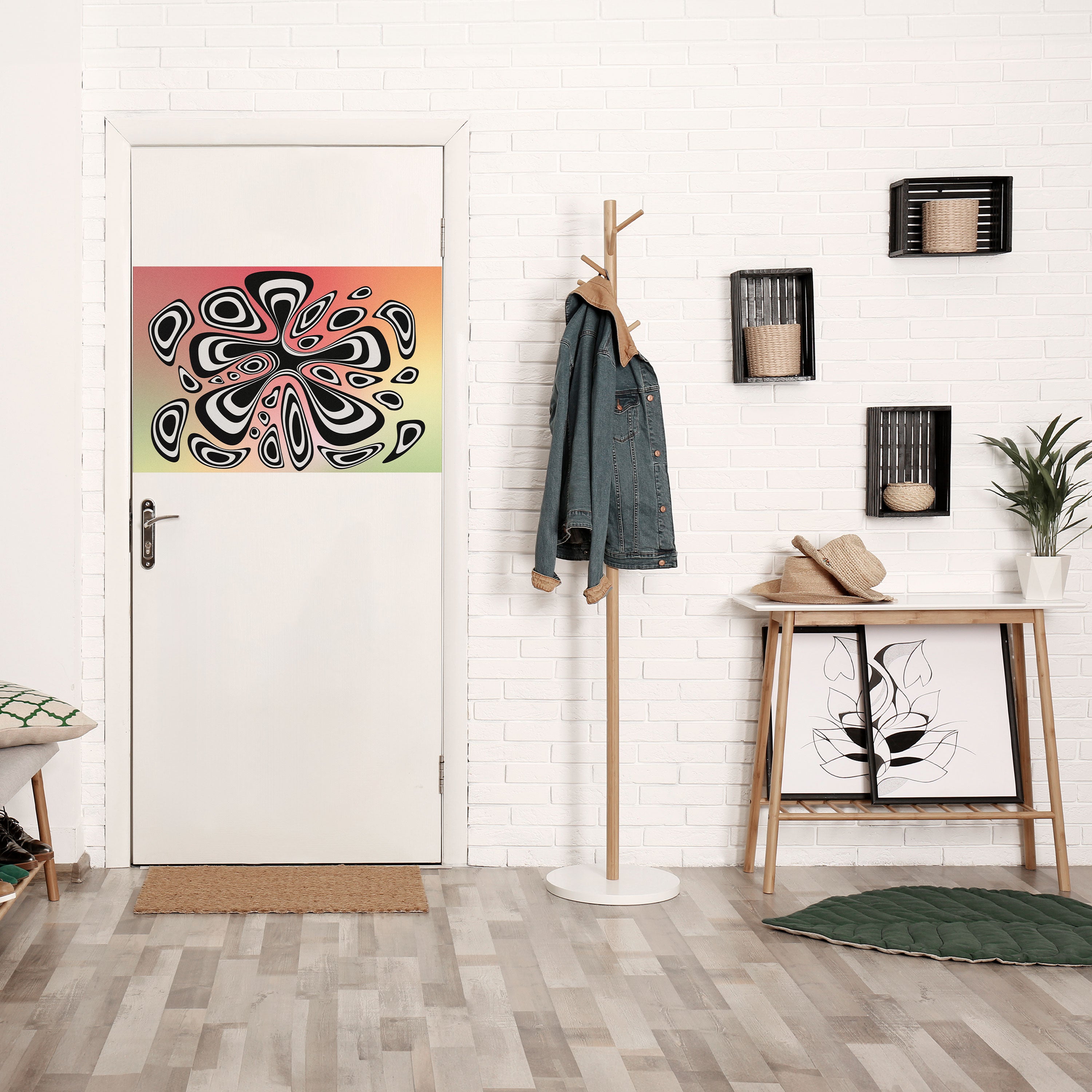 Póster horizontal autoadhesivo ILUSIONARY SPLASH