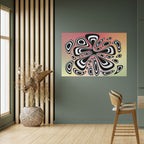 ILLUSIONARY SPLASH Póster Horizontal Adhesivo