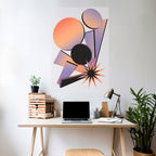 ANGULAR ARTISTRY Póster Vertical Adhesivo