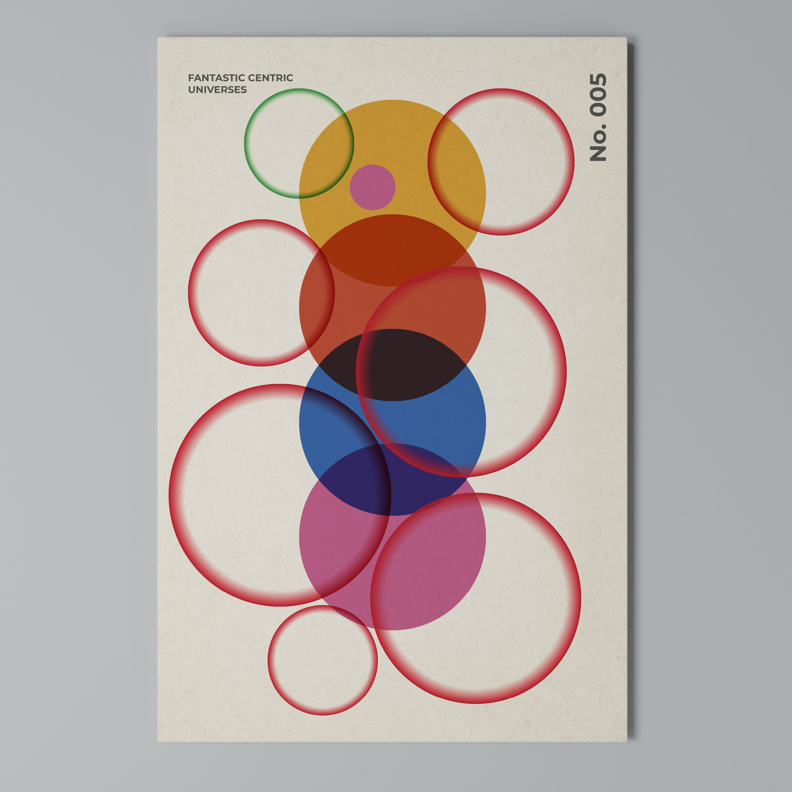 FANTASTIC UNIVERSES Cuadro en lienzo vertical