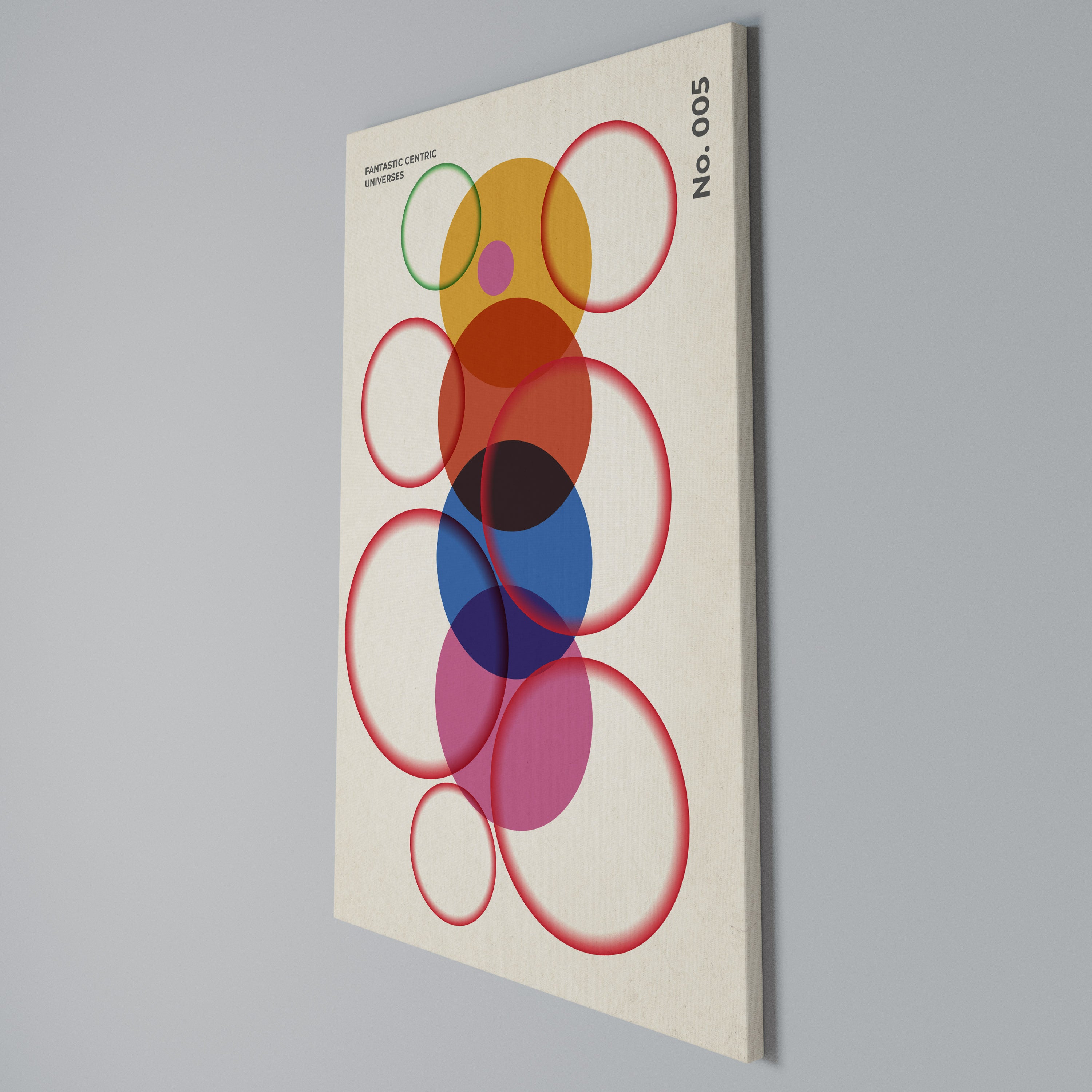FANTASTIC UNIVERSES Cuadro en lienzo vertical