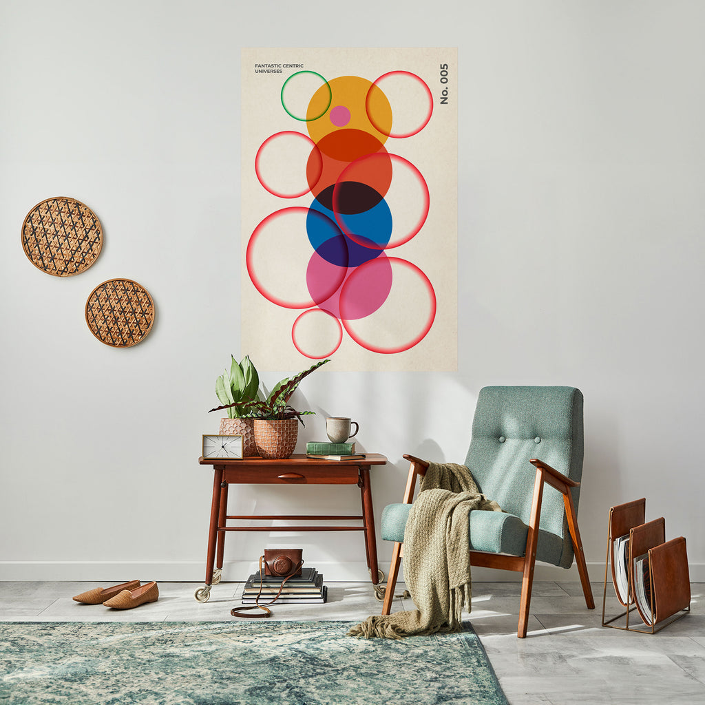 FANTASTIC UNIVERSES Peel and Stick Vertical Poster