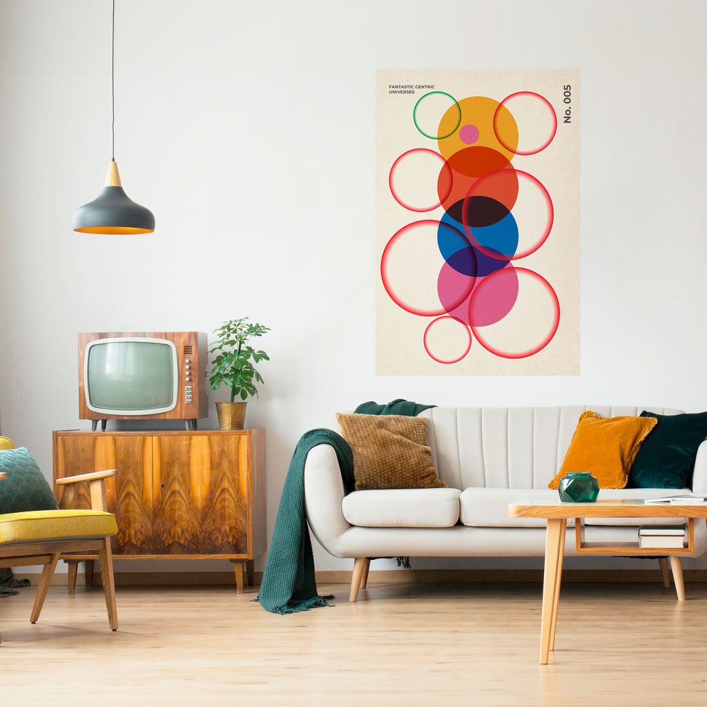 FANTASTIC UNIVERSES Peel and Stick Vertical Poster