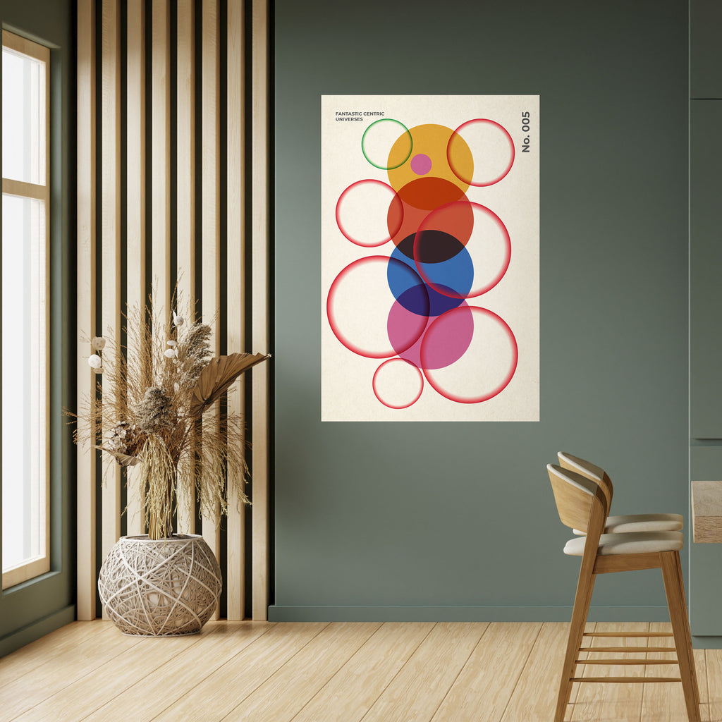 FANTASTIC UNIVERSES Peel and Stick Vertical Poster