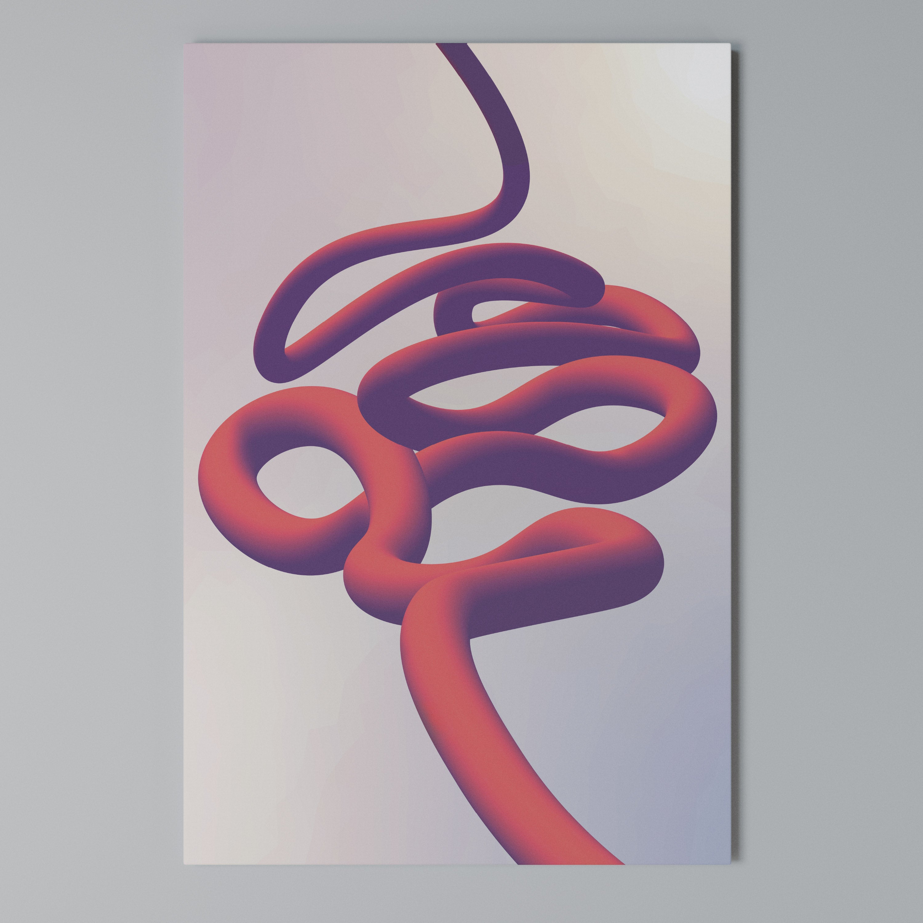 INFINITY WIRE Cuadro en lienzo vertical