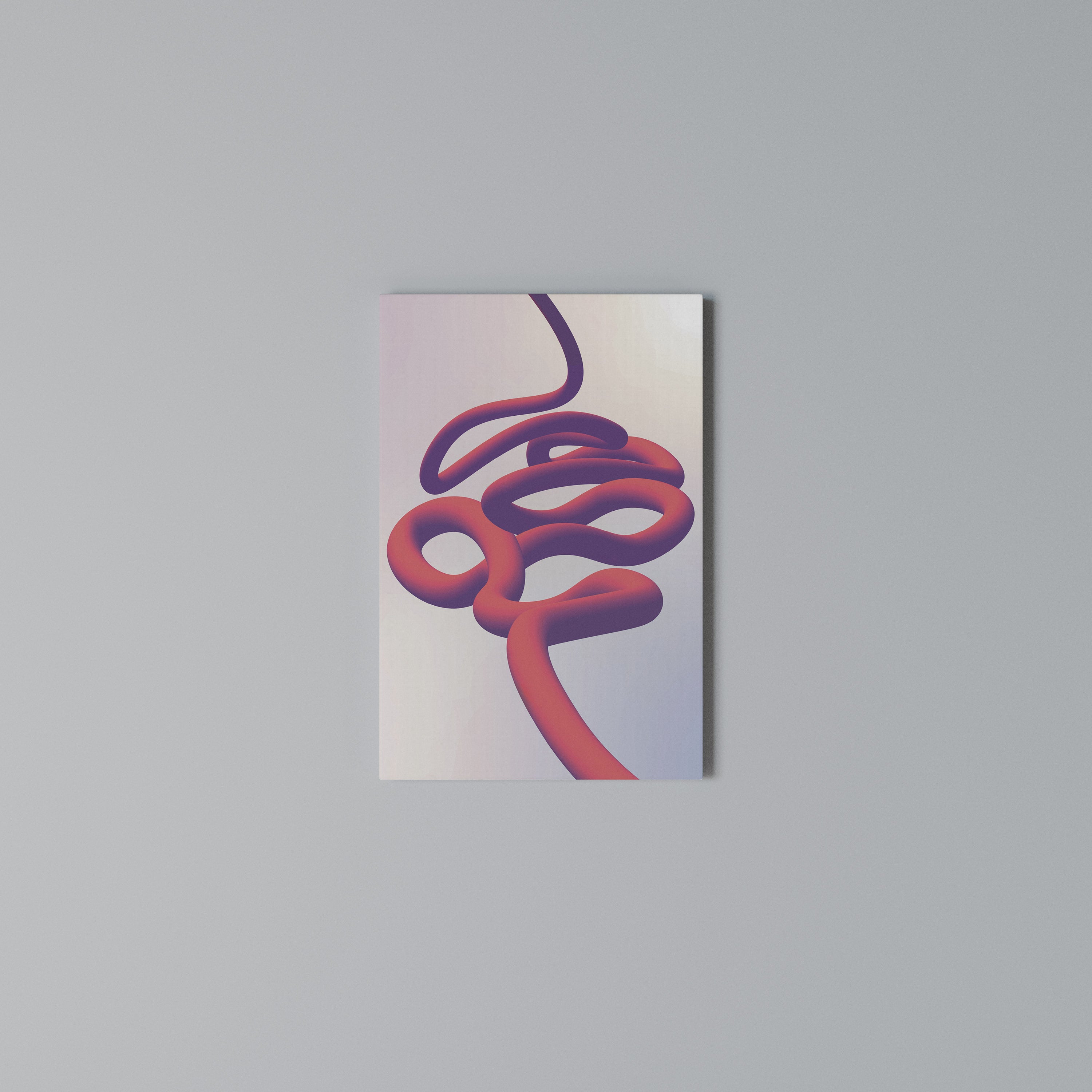 INFINITY WIRE Cuadro en lienzo vertical