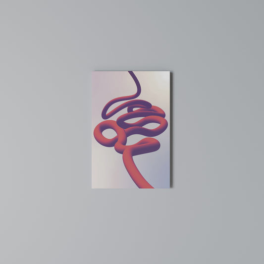 INFINITY WIRE Cuadro en lienzo vertical