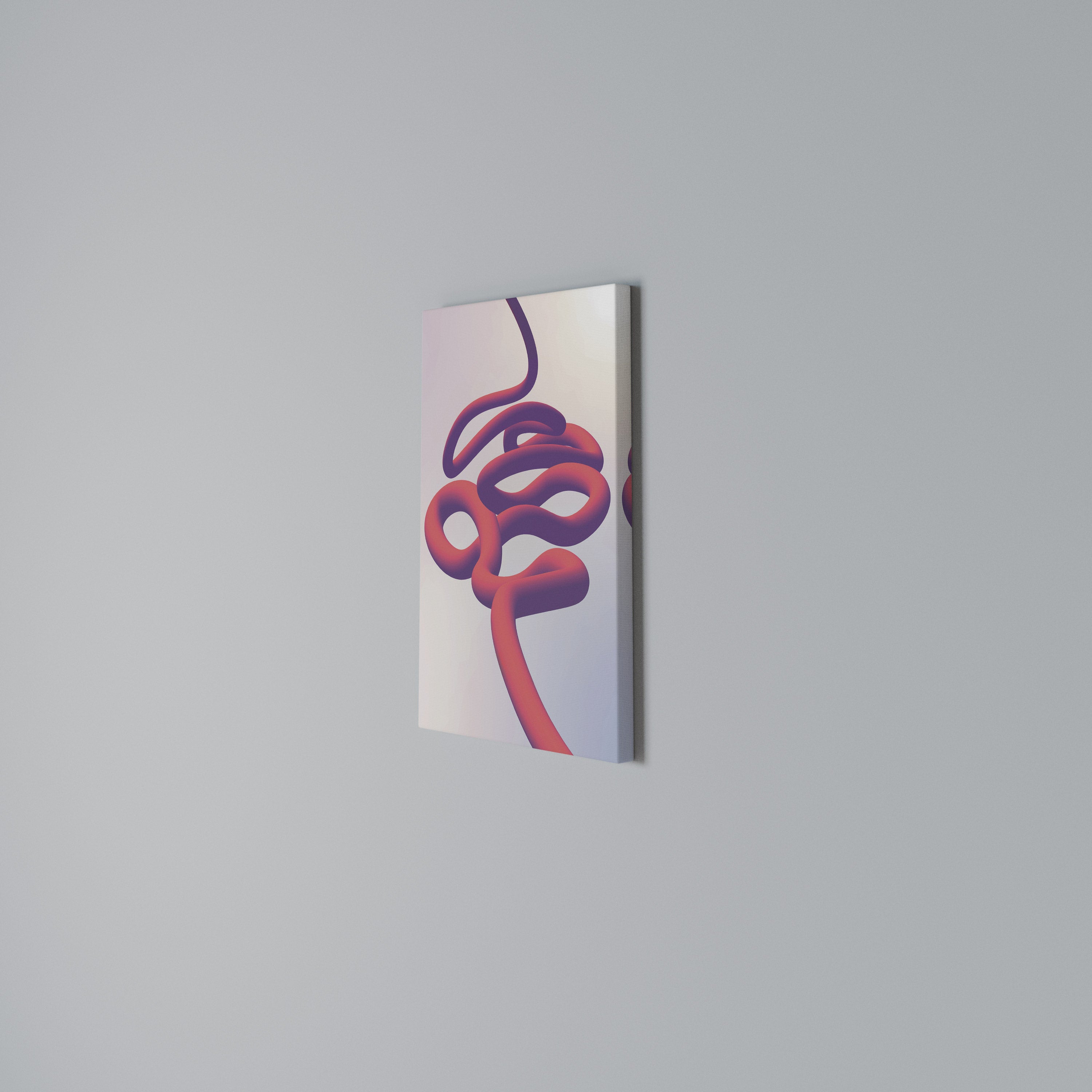 INFINITY WIRE Cuadro en lienzo vertical