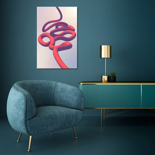 INFINITY WIRE Cuadro en lienzo vertical