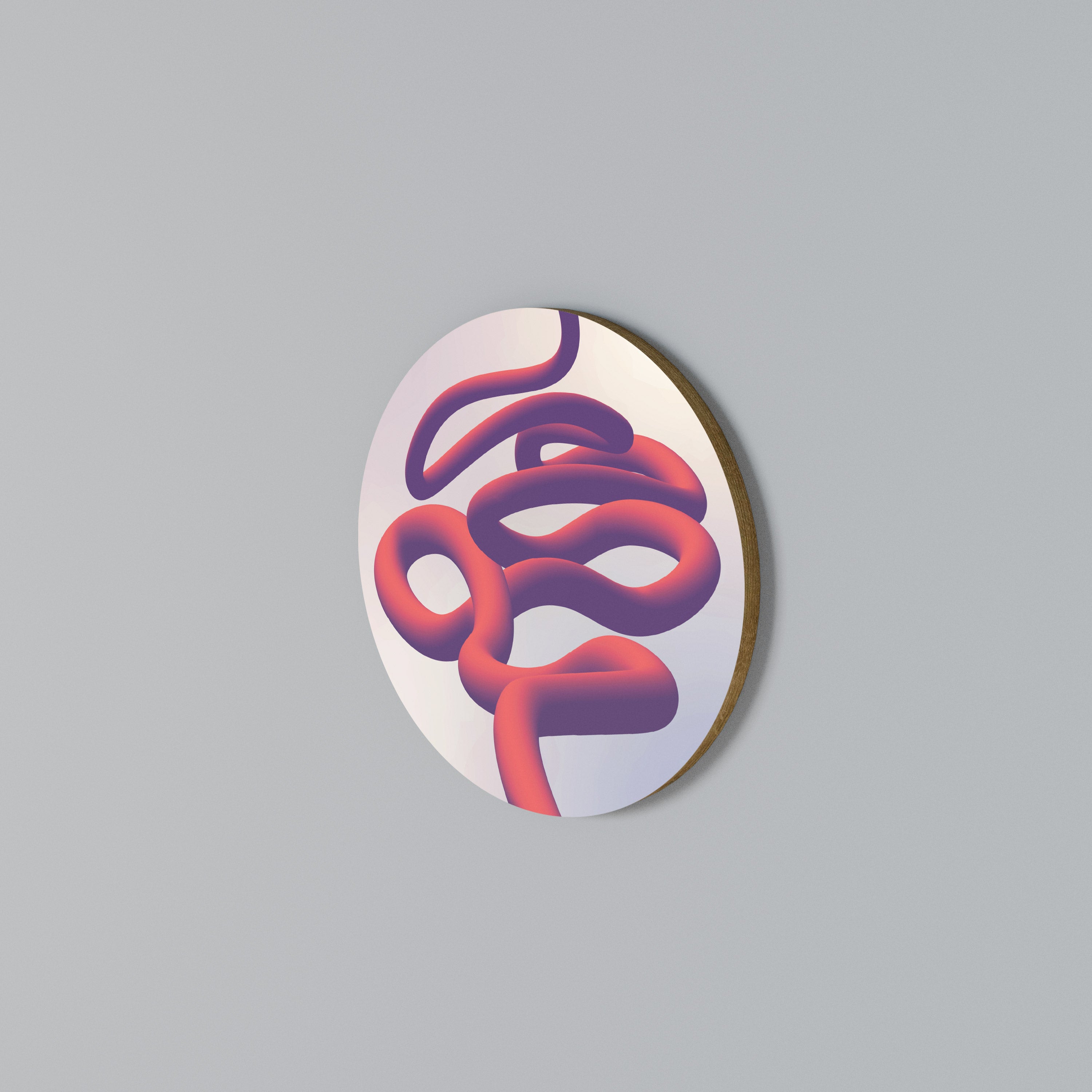 INFINITY WIRE Round Wall Art